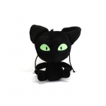 Moe-anime armsad pehmed pl&uuml;&uuml;sist nukud, mustad ja punased m&auml;nguasjad 15CM must