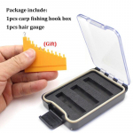 Karpkalap&uuml;&uuml;gi konksud Okasteta karpkalakonksud PTFE kate Suure s&uuml;sinikusisaldusega roostevabast terasest silmadega kalakonksud konteiner