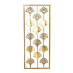 Les Tr&eacute;sors De Lily [A1189] - XXL metallist kaunistus  Ginkgo Biloba  kuld - 63x29x2 cm kuld