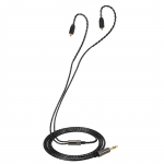 3,5 mm juhtmega k&otilde;rvaklappide kaabel, eemaldatav asendusk&otilde;rvaklappide juhe, MMCX-pistik Shure SE215 jaoks