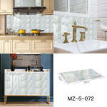 10 tk Dream Blue Marmorist plaatide seinakleebis 15X30 cm K&ouml;&ouml;k Backsplash &otilde;likindel vannitoa veekindel koorimis- ja kleepuva kunsti tapeet 15cmX30cmX10pcs