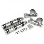 Mootorratta maanteede tihvtid pedaali p&otilde;rkevarda kinnitusklambri kinnitus Mootorikaitse jalatoe jalatoed Harley FLH jaoks Honda Yamaha poldi jaoks