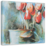 L&otilde;uendiprint Red Tulips Vase 30x30 punane