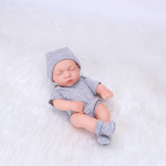 19 cm Child Reborn Doll Mini Simulation Full Body Pehme kummiemailiga nukk T&uuml;drukule Kingitus Nukk Nukk 19cm