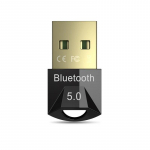 Essager USB Bluetooth 5.0 adapteri dongle arvuti jaoks juhtmevaba hiire klaviatuuri Ps4 Aux heli Bluetooth 5 vastuv&otilde;tja saatja must