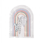 Kokkup&otilde;rke akna kleebis, mis kaitseb linde akna kokkup&otilde;rke eest, mittekleepuv vikerkaarekleebis One Size