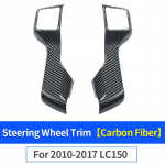 Rooliratta nuppude litrid muudetud 2010-2017 Toyota Land Cruiser Prado 150 Lc150 sisetarvikute kaunistuseks Carbon Fiber 10-17