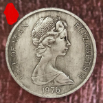 1976 Elizabeth UK GB &Uuml;hendkuningriik H&otilde;bem&uuml;ntide kingituste k&auml;sit&ouml;&ouml;