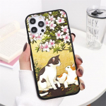 3D Relief Cat Animal telefoni&uuml;mbris iPhone'ile 8 7 Se 2020 2022 14 13 12 11 Pro Xs Max Mini X Xr 6 6s Plus P&otilde;rutuskindel Tpu Funda Etui For iPhone X XS(10)