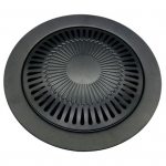 Grillpann Korea stiilis paksendatud pann pajaroog grillpann majapidamises mittesuitsetatav mittenakkuv &uuml;mmargune pann must