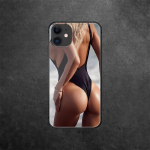 Seksikas t&uuml;druku tagumikuga karastatud klaasist telefoni&uuml;mbris iPhone'ile Samsung Galaxy OnePlus Oppo Xiaomi Redmi Note SA 7 8 9 10 11 12 13 14 20 21 22 53 Pro Ultra iPhone 6 or 6S