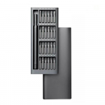 Peenparanduskruvikeerajate komplekt, alumiiniumsulamist kest, 24 bitipeaga remondit&ouml;&ouml;riistad, kruvikeerajad, mobiiltelefonide remondikruvikeerajad