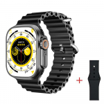 YurKem Ultra 8 2,2-tolline nutikell IWO Sports Men Wowen GPS liikumisj&auml;lgimine pulsisageduse juhtmevaba laadimise nutikell IOS Androidile must