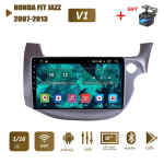 Android Carplay jaoks HONDA FIT JAZZ 2007-2013 autoraadio multimeedia videopleier GPS-navigatsioon WIFI 2+32GB 1+16GB,B black