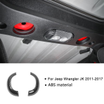 JeCar ABS autokeskuse konsooli armatuurlaua kaunistuse kattekleebised Jeep Wrangler JK 2007-2017 interj&ouml;&ouml;ri jaoks Reading lamp gray
