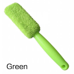 1 tk/2 tk autopesuhari mikrokiust rehvipuhastaja veljehari pagasiruumi mootorratta tolmueemaldaja detaili puhastust&ouml;&ouml;riist Auto puhastust&ouml;&ouml;riistad roheline