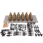 18 tk/komplekt USA eriv&auml;gede s&otilde;durid s&otilde;jav&auml;erelvad relvad minifiguurid osad plokid koostemudel Ehituskomplektid &otilde;ppem&auml;nguasjad