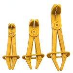 3 tk/komplekt Nailonist voolikuklambrite t&ouml;&ouml;riistakomplekt piduri k&uuml;tuse veetoru klambritang k&auml;ed vabad t&ouml;&ouml;riist auto remondit&ouml;&ouml;riistade voolik Yellow-bend-3pcs