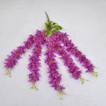 2 tk Sireliv&auml;rvi Viinapuu Lilled Wisteria Pulmapeo Dekoratsioon Riputatav Viinapuu Kodu Pulma Taime Dekoratsioon kollane