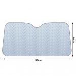 Auto P&auml;ikesekaitse UV-kaitse Kardin Auto P&auml;ikesevari Laserkile Esiklaasi Visiir Esiklaasi P&auml;ikesekaitse Kate P&auml;ikesevari 130cm x 60cm