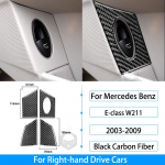Mercedes Benz E-Class W211 2003-2009 Carbon Fiber Center Control &otilde;hukonditsioneeri &otilde;hutusava esitulede l&uuml;liti trimmikate jaoks Trunk RHD