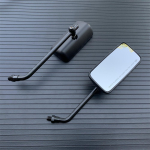 10mm Motorcycle Rear view Side Mirrors for Honda Yamaha Kawasaki Street Sports Bike Chopper Cruiser