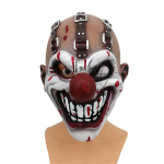 Halloweeni jube mask Horror Fancy Kleit Peo Lateks &Otilde;udne Kloun Mask &Uuml;hesilmaline Joker Mask Cosplay Killer Peakatted kollane