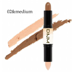 Kahe peaga peitekreem kontuuripulk Clavicle Shadow Pen Facial Highlight Pen Beauty Make Up Tool 01