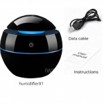 130 ml mini kaasaskantav ultraheli &otilde;huniisutaja aroomi eeterlike &otilde;lide difuusor USB udumasin &otilde;huniisutid kodu laua uduvalmistaja jaoks KRM006 black