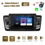 8-tolline Android Subaru Outback 3 Legacy 4 2004-2009 jaoks koos nupunupuga auto CarPlay raadio video multimeedia GPS-m&auml;ngija 2+32 GB 1+32GB