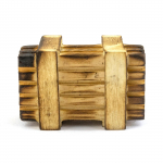 Simulatsiooni puidust kasti kaunistuse asendus aksiaalsele SCX24 UTB18 Traxxas TRX4M 1/18 1/24 kaugjuhtimispuldile kollane