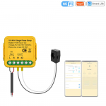 Tuya WiFi sissel&uuml;lituskontroller 80A energiam&otilde;&otilde;tja voolutrafo klamber KWh v&otilde;imsuse monitor 1CH mitmev&auml;rviline