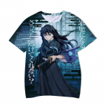 Ts&auml;rgid Anime Deemonit Slayer Tokitou Muichirou 3D Print Poiss T&uuml;druk Vabaaja Mood Multikad Suured O-kaelusega Ts&auml;rgid Laste T-s&auml;rgid Riided 160