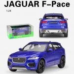1/24 Scale Welly Jaguar F-Pace sulamist automudel Survevalu metallist m&auml;nguasjas&otilde;idukid Automudel K&otilde;rge simulatsiooniga kollektsioon Laste kingitused 1/24-19x7.7x6.5cm sinine