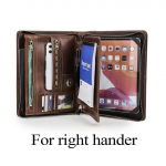 Nahast portfell iPad Air 5 10.9 2022 Air 4 Air 3 iPad Pro 11 2021 &uuml;mbrise 7., 8., 9. 10.2 p&otilde;lvkonna jaoks for iPad Air 3