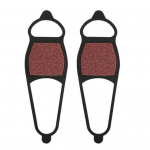 1 paar universaalsed libisemiskindlad jalan&otilde;ud, haarats Kulumiskindel j&auml;meda liivapinnaga j&auml;&auml;-lumejalatsite k&auml;epidemed lumel j&auml;&auml;l k&auml;imiseks Talvised &otilde;uesaapad must