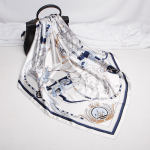 Kvaliteetsed luksuslikud siidist sallid peapael Sallid kaelasall naistele kett siidist sall naiste dekoratiivne sall 90*90cm