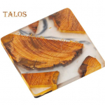 Cup Coaster Clear Texture P&otilde;lemisvastane Square Great Resin Insulation Pad Tray Kodutarbed 8 cm