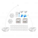 &Otilde;hupallikaarega statiivi komplekt Vaba painutuskuju, stabiilne, usaldusv&auml;&auml;rne, lihtne paigaldus, poolkaareline &otilde;hupallistatiiv Pulmapeo tarvikud A