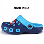 Lastejalatsid Laste Rannasussid Lapsed Unisex poisid Puukingad Kingad T&uuml;drukud Sandaalid Aiasussid Laste Drag Kingad Pl&auml;tud Chaussure Enfant 24. tumesinine v&auml;rv
