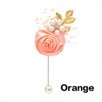 1tk pruudi siidist lille k&auml;ev&otilde;ru k&auml;ev&otilde;ru randmekorsa kimp Dekoratiivne pruutneitsi pulm oranž