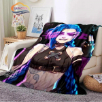Multikas tekk Rage Laurie Jinx flanell Soe Pehme Pehme Diivanvoodi Mugav Talv t&uuml;drukule 150x200cm