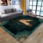 Imeilusad Mandala lillelised 3D-prindiga vaibad elutoa jaoks magamistoa sisekujundusega vaip Pehme flanellist kodu voodip&otilde;randamatt M&auml;nguala vaibad 80x120cm