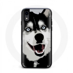 Husky must-valge Iphone X &uuml;mbris