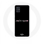 Samsung Galaxy A51 &uuml;mbris Squid Game Logo must taust