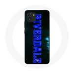 Coque pour Samsung Galaxy A03 Riverdale S&eacute;rie Logo bleu