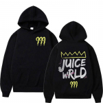 R&auml;ppar Juice Wrld 999 kirjatr&uuml;kiga kapuuts Meeste naiste Hip Hop Retro Pullover Fliisist avara pikkade varrukatega kapuutsiga t&auml;navar&otilde;ivad XXXL