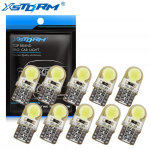 10tk T10 LED W5W 194 168 COB Led Parkimispirn Automaatne kiiluklapp Silica Super Bright K&uuml;lm Valge numbrim&auml;rgi tuli 12V valge