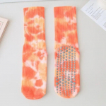 Silikoonist libisemisvastased professionaalsed joogasokid Naistele Lipsuga v&auml;rvitud puuvillased Pilates Sokid Naiste L&uuml;hikesed Kodutreeningud P&otilde;randatantsud Spordisokid One size