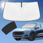 for Ford Escape 2024 p&auml;ikesevarju p&auml;ikesevarju tuuleklaasi kate, 4-kihiline esiaknavari Custom Fit Escape 2024 p&auml;ikesesirmi kilp 240T kangast kokkupandav for 4Runner 2010-2024